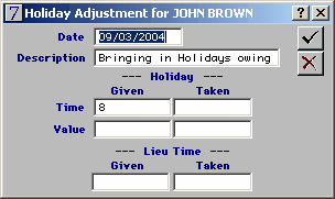 holiday adjust days